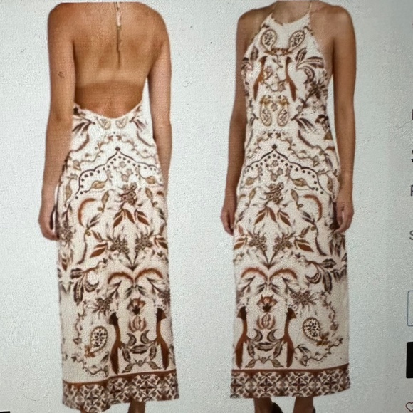 House of Harlow 1960 Dresses & Skirts - House Of Harllow  1960 Satin Tropical Maxi Dress. NWOT